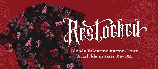 Bloody Valentine Button-Down RESTOCKED!