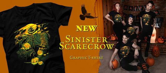 NEW Sinister Scarecrow graphic t-shirt!