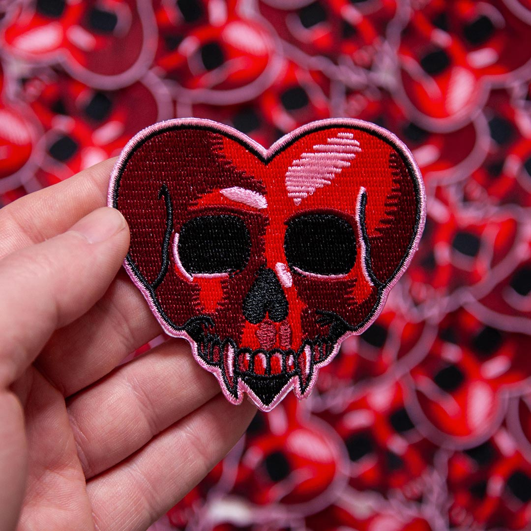 Bloody Valentine Iron-On Patch