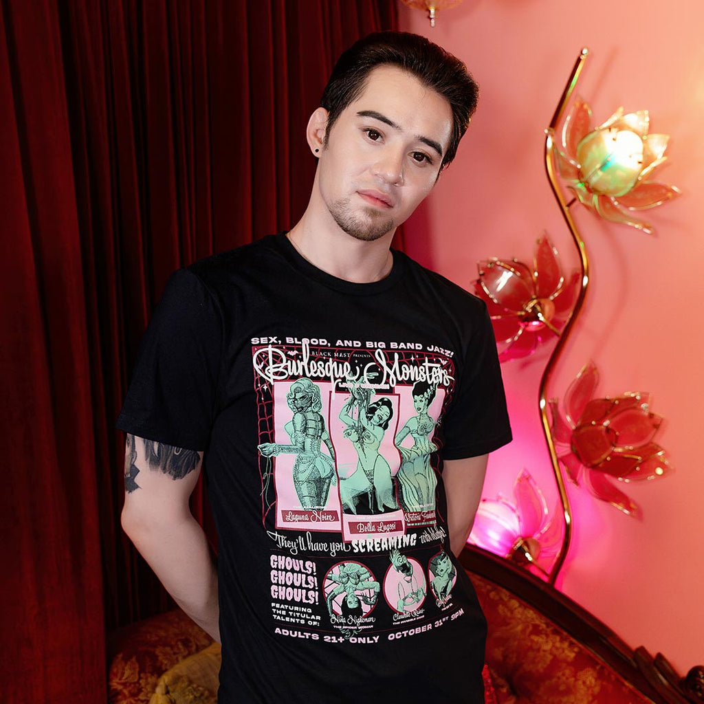 Burlesque Monsters Graphic T-Shirt