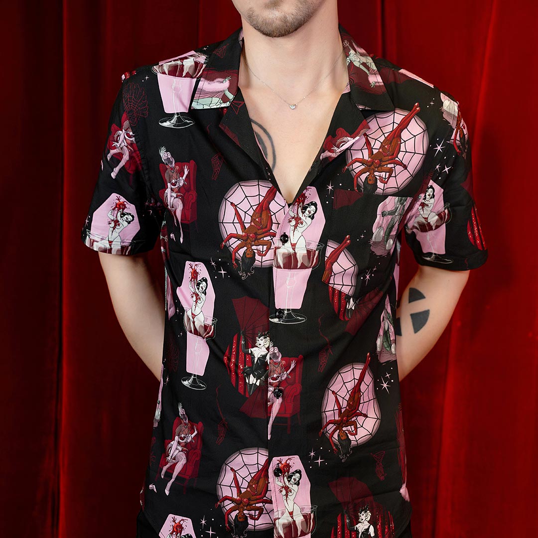 Burlesque Monsters Button-down
