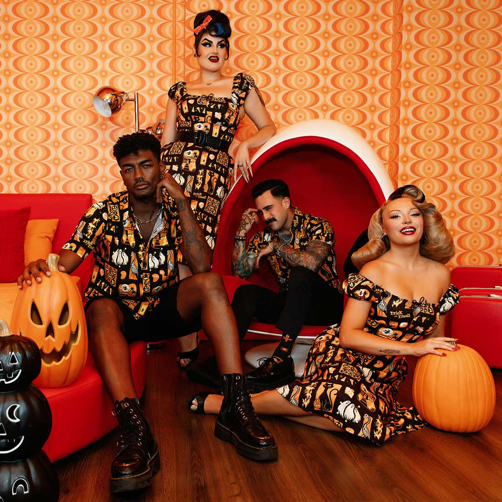 Mid-century Macabre Button-down Shirt