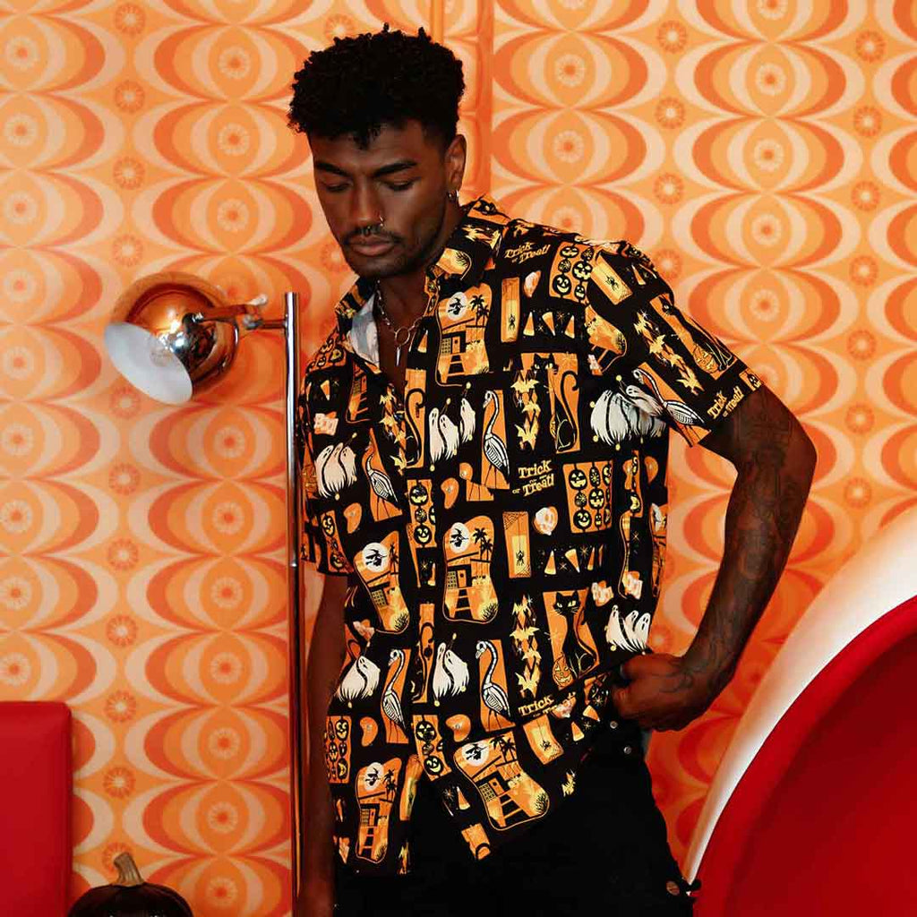 Mid-century Macabre Button-down Shirt