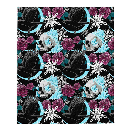 Snowgoth Throw Blanket