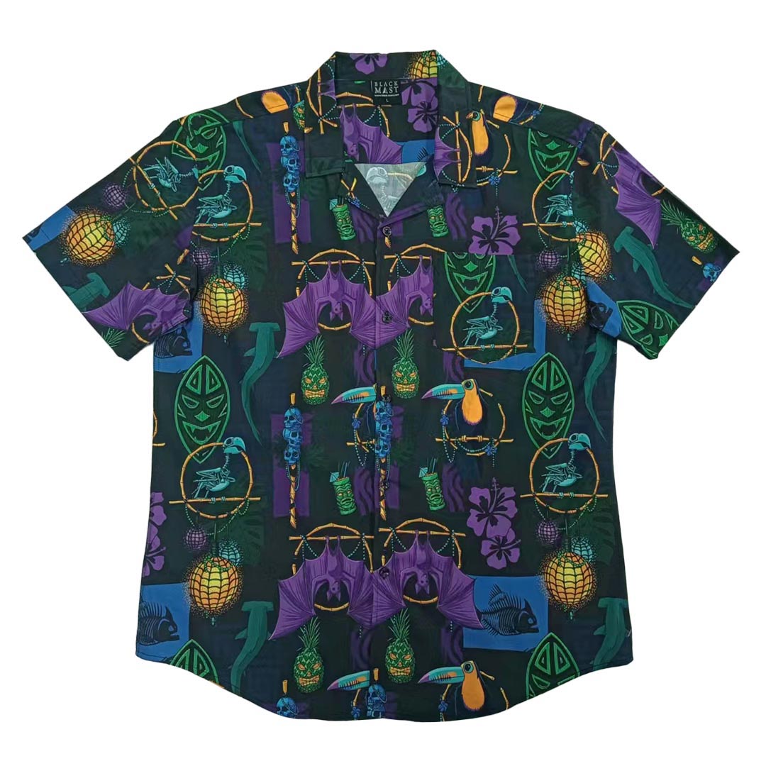 Creepy Cove Button-down T-shirt