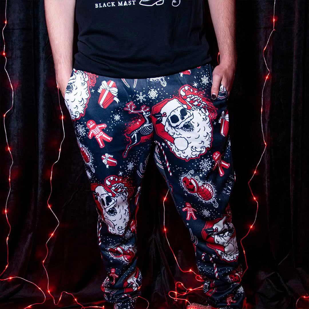 Skelly Claus All-Over Sweatpants