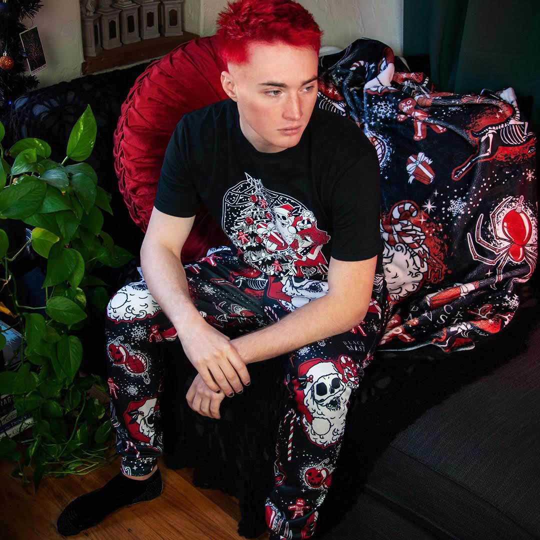 Skelly Claus All-Over Sweatpants