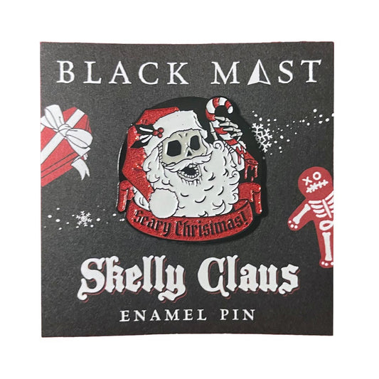 Skelly Claus Enamel Pin