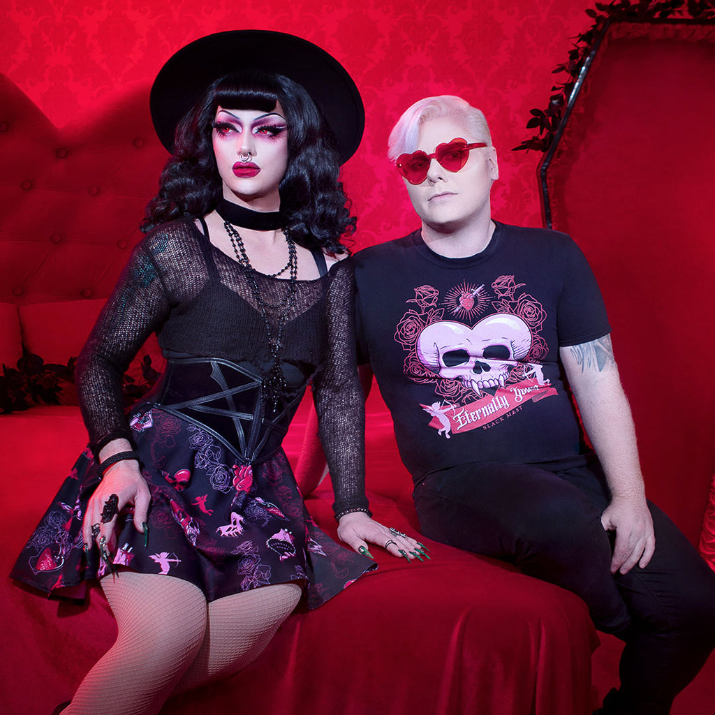 Bloody Valentine Skirt and Graphic T-Shirt