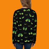 Spooky Eyes Unisex All Over Sweatshirt