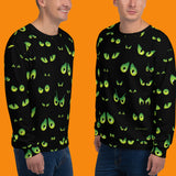 Spooky Eyes Unisex All Over Sweatshirt