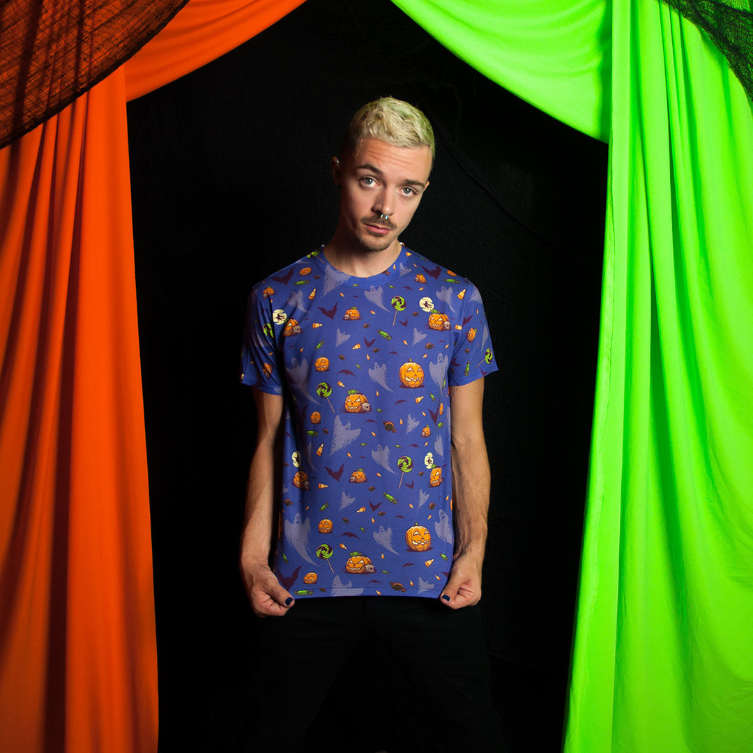 Trick-or-treat all-over print t-shirt