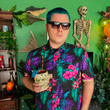 Tropigoth Casual Button-down T-shirt (Unisex)