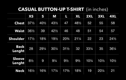 Hallow Haunts Casual Button-Down T-Shirt (Unisex)